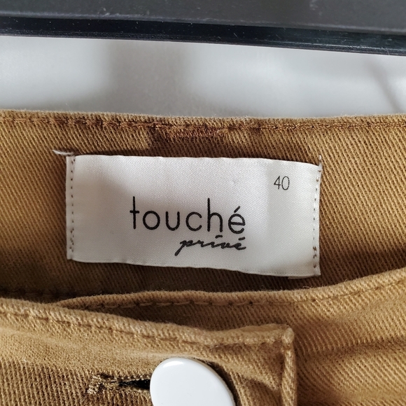 Touche Prive Brown Wide Leg Pants Size 40 US Size 12 - Picture 3 of 7